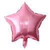 Globo de película de aluminio de 18 pulgadas con forma de estrella de cinco puntas, ideal para cumpleaños, bodas, actividades al por mayor, diseño flotante