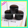 15g Crema Negra a Prueba de Luz Caja Redonda Lápiz Labial Polvo Caja con Brillantina Caja para Crema Facial Botellita para Mascarilla Capilar Mascarilla Botella de Plástico 15ml