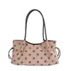Bolso de hombro tipo tote de gran capacidad, vintage de alta gama, para mujer, de lunares, tendencia nicho, estilo coreano, nuevo para otoño