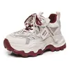Zapatos para Mujer 2026 Otoño Nuevos Zapatos Deportivos Estilo Coreano Moda Versátiles Zapatos Casuales de Suela Gruesa para Aumentar la Altura Zapatos Papá para Mujer
