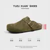 Zapatos de Cuero Genuino de Vaca con Suela Blanda, Zapatillas Birkenstock Antideslizantes para Exteriores con Suela Blanda, Zapatos Birkenstock Unisex, Nuevo Modelo 2026