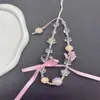 Cordão para Celular Laço Corrente para Celular Corrente para Pendurar Menina Corrente Universal para Câmera ccd Pingente com Contas