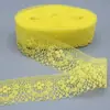 Punto 3.8cm Encaje de Poliéster No Elástico Semicírculo Encaje de Nylon Ropa Interior Hecha a Mano Accesorios de Ropa DIY