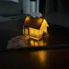 Cabina de Flores Silenciosas Pop-Up Tarjeta de Felicitación Estéreo Atmósfera Creativa Tarjeta Hecha a Mano Luminosa de Bendición 3D