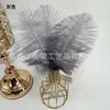 Plumas de avestruz de color, 20-25 cm, disponibles en stock, accesorios para el cabello DIY, venta al por mayor, decoración de plumas, directo de fábrica.