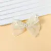 Laço de Tecido Renda Laço Aplique Feito à Mão DIY Presilha Acessórios de Roupa Pequena Flor Acessórios de Tecido