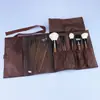 Brocha de Maquillaje Pelo Animal Set Completo de 16 Brochas Pelo Suave Polvo Suelto Rubor Sombra de Ojos Corrector Set Completo de Brochas de Maquillaje