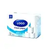 Papel de Seda Personalizado de Fábrica para Exportación, Papel en Rollo con Etiqueta Privada para Exportación, Uso Comercial, Impresión de Logo, Papel Higiénico, Disolución Rápida, Biodegradable