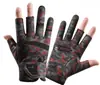 Nuevos Guantes de Pesca Fuga Tres Dedos Hombres y Mujeres Profesionales Invierno Impermeables Antiadherentes Señuelo Antideslizantes Resistentes al Desgaste Engrosados Guantes para Pesca en Roca