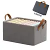 Caja de Almacenamiento de Ropa Dormitorio Plegable Grande Caja de Almacenamiento Hogar Tipo Cajón Almacenamiento de Ropa y Pantalones