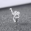 Lindo mini aro nasal con piedra de mano, joyería sin perforar, clip geométrico para la nariz, aro nasal, adornos para la nariz, colección para mujer