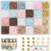 Ventas Directas de Fábrica Transfronterizo Amazon Cuentas Letras Arcilla Suave de Colores 6mm Set de Joyería DIY Caja de Cuentas Envío 48H