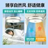 Lámpara de ventilador de techo Bauhaus más vendida transfronteriza, lámpara de ventilador de techo moderna invisible silenciosa minimalista para dormitorio principal y estudio