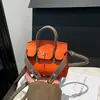 Bolso Infantil con Hebilla de Cierre Mini de un Solo Hombro Bloque de Color Bolso de Mano de Moda para Niñas Estilo Princesa Coco Chic Desfile de Moda Bolso Cruzado Pequeño