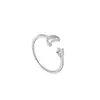 Anillo Luna Estrella Moda Mujer Personalidad Celebridad de Internet Estudiante Joyería Anillo Personalidad Moda Tendencia Anillo de Dedo Apertura