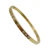 Pulsera de Diamante de Acero de Titanio de Oro de 18 Quilates Transfronteriza para Mujer Remache Sol y Luna Trébol de Cuatro Hojas Corazón Simple Pulsera Pulsera de Alta Gama