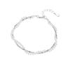 Pulsera de Perlas Dulces de Doble Capa para Mujer, Pulsera Versátil de Moda de Lujo Ligero con un Diseño Único