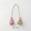 Pensamiento de siete colores nuevo estilo chino multi-cabeza doble capa borla colgante decoración caja de regalo embalaje de regalo materiales para floristería DIY
