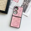Funda de teléfono plegable Huawei P50 pocket, estilo fresco, linda, de dibujos animados japoneses y coreanos, de cuero