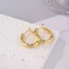 Aretes de Aguja de Plata 925 Transfronterizos Lujo Ligero Aretes de Alta Gama Desplazamiento Versátil Diseño de Nicho Aretes Aretes al por Mayor