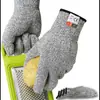 Explosiones de Amazon combinación de colores multicolor HPPE resistente a cortes 5 guantes resistentes al desgaste tallado carpintería matanza jardinería