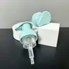 Bomba de espuma de 40 dentes plástico limpador facial bomba de espuma mousse de limpeza bomba espumante frasco dispensador de álcool em gel cabeça da bomba