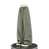 Pantalones de Esquí Impermeables con Forro de Terciopelo para Otoño e Invierno para Hombre, Marca de Moda, Pantalones Cargo Rectos Holgados para Exteriores, Pantalones Casuales Gruesos