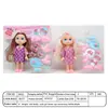 Casa de muñecas de simulación transfronteriza para niños 15CM5 articulaciones muñeca de princesa real joyería vestimenta juguetes para niñas venta al por mayor