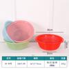 Colador de plástico para lavar arroz de cocina, cesta de frutas, cesta de verduras, cesta de frutas, cesta para lavar frutas, tazón para lavar verduras, tazón de frutas, cesta de verduras, colador de plástico para lavar arroz
