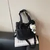 Bolso Cubo de Mezclilla de Gran Capacidad para Mujer 2025 Nuevo Bolso de Mano Casual de Moda Bolso Cruzado