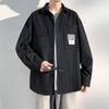 Primavera e Outono comércio exterior japonês retro ao ar livre camisa de manga comprida dos homens rotulagem multi-bolso workwear camisa casaco camisa masculina