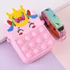 Monedero de pionera princesa roedor transfronterizo bolsa cruzada para niña bolsa de juguete descompresión bolsa de música de burbujas de silicona