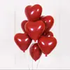 Decoración de Globos para Habitación de Boda Globos de Doble Capa Color Granada Rojo Rubí Set de Globos de Celebridad de Internet Decoración de Boda Globos de Boda