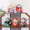 Caricatura Cinco Dioses de la Riqueza Figura de Regalo Creativo Decoración de Escritorio Muñeco Figura del Dios de la Fortuna Emocional
