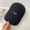 Gorra de Béisbol Retro Bordada con Letras Estilo Coreano, Visera Suave, Estilo Nuevo, Circunferencia de Cabeza Grande, Gorra tipo Pato para Sombrear el Sol para Mujeres