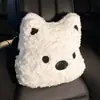 Nuevo Cojín para Asiento de Coche West Highland Invierno Relleno Engrosado Cojín para Asiento de Coche Lindo Dibujo Animado Accesorios Interiores para Coche