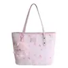 Bolsa Tote Grande de Alta Qualidade e Tendência para Mulheres, Nova Bolsa de Ombro Versátil Estampada 2026, Doce Bolsa de Axila