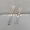 Salão de Beleza Bastão de Cristal Transparente Pincel para Máscara DIY Pincel de Maquiagem para Beleza Pincel de Aplicação de Argila Branca Ferramenta de Limpeza Facial