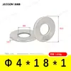 Arandelas Planas de Acero Inoxidable 304 M1.6~M7 Estándar Alemán Din125 Venta Directa de Fábrica en Stock Arandelas Planas Antióxido