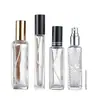 Botella de Perfume de Vidrio 5ml10ml20ml Botellas Pequeñas de Muestra de Perfume Botella de Spray Cosmético Portátil de Viaje Botella Vacía