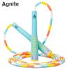 Cuerda para saltar Deli Angnaite FT121 Slub de 2,8 m, ajustable, fantástica cuerda para saltar, color macarrón, para estudiantes y niños