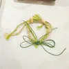 Cuerda de Mano Semi-Terminada Tejida a Mano Joyería para Cuerda de Mano Se Puede Ensartar Joyería de Mano DIY Cuerda de Mano de Cera de Abeja Dzi Pulsera Venta al por Mayor