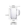 Taza medidora con escala de plástico PC de gran capacidad para hornear cuchara medidora comercial de 1000 ml de leche tienda de té herramienta especial cilindro medidor