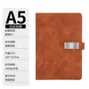 Caderno A5 Atacado Couro Retrô Livro de Registros para Escritório Espessado Pequeno Fresco Diário para Estudante Universitário Logo Imprimível