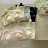 Chaleco Térmico Sexy de Alta Calidad para Otoño e Invierno para Mujer con Almohadillas en el Pecho, Camisola de Encaje Forrada de Felpa, Ropa Interior Nueva de Estilo Ajustado