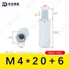 Venta al por mayor del fabricante Espárrago Hexagonal de Hilo Único Acero al Carbono Galvanizado Zinc Blanco Columna de Soporte de Aislamiento Macho-Hembra Hexagonal Columna Hexagonal M3-M8