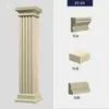 Cerámica Expandida Pared Exterior de Casa Columna Romana Líneas Decorativas Esquina de Columna de Vestíbulo Eps Envoltura Estilo Chino