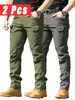 Pantalones de Trabajo Frescos de Pierna Recta para Hombre Verano 2026 Corte Delgado Pantalones Únicos Versátiles En Stock Mayorista Modernos