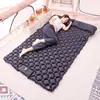 Colchoneta Plegable Gruesa para Dormir al Aire Libre Individual y Doble Estilo Camping Descanso para el Almuerzo Inflable para Pies Colchoneta Ultra Ligera Tpu Diamante