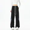 Calça Pica-Pau para Homens e Mulheres 2025 Nova Pequena Casual Esportiva Calça de Moletom Versátil Solta Perna Larga Reta Longa